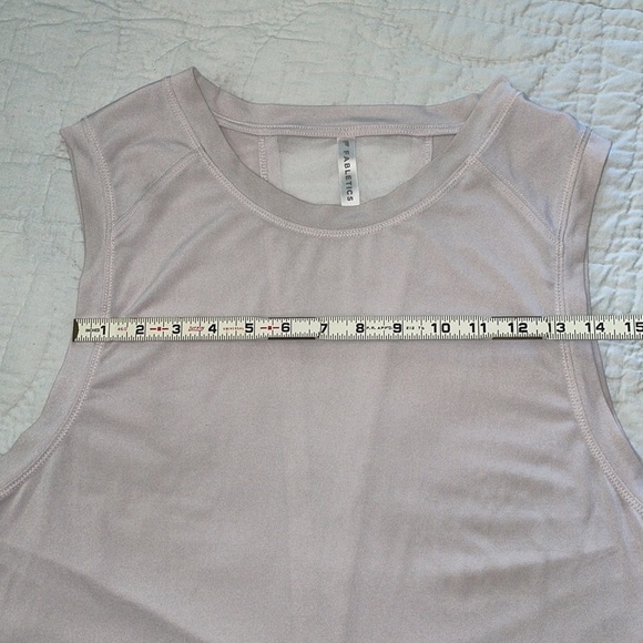 Fabletics Muscle Tank  Tee size L Mesh and split back - Picture 9 of 10